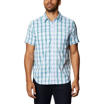 Columbia Muške Košulje - Thirty Mile Ledge Short Sleeve Svijetlo Plave | MTWV-53972